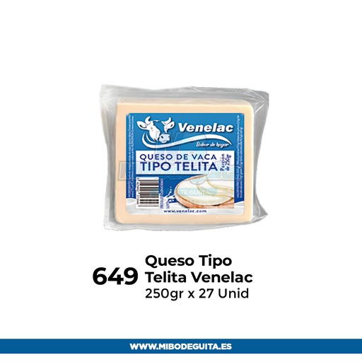 Queso tipo telita Venelac